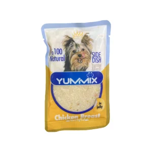 عکس پوچ سگ یامیکس مدل Natural با طعم مرغ – وزن 85 گرم