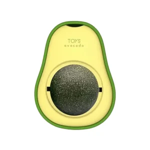 عکس اسباب‌بازی گربه آووکادو کت‌نیپ دار مدل دیواری – PetYar