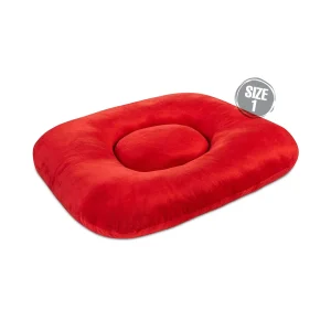 تشک سگ و گربه نیناپت بیضی سایز ۱ رنگ قرمز