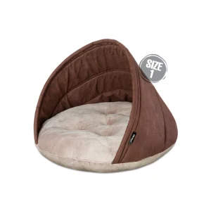 عکس لانه سگ و گربه نیناپت مدل گرد سایز ۱ – ۷۰×۷۰ سانتی‌متر