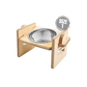 عکس ظرف غذای کامپلای وود نیناپت سایز ۱ مدل پلیت