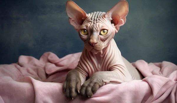 گربه اسفینکس و ویژگی‌های ظاهری بدون مو