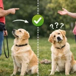 ثبات در آموزش سگ توسط مربی حرفه‌ای