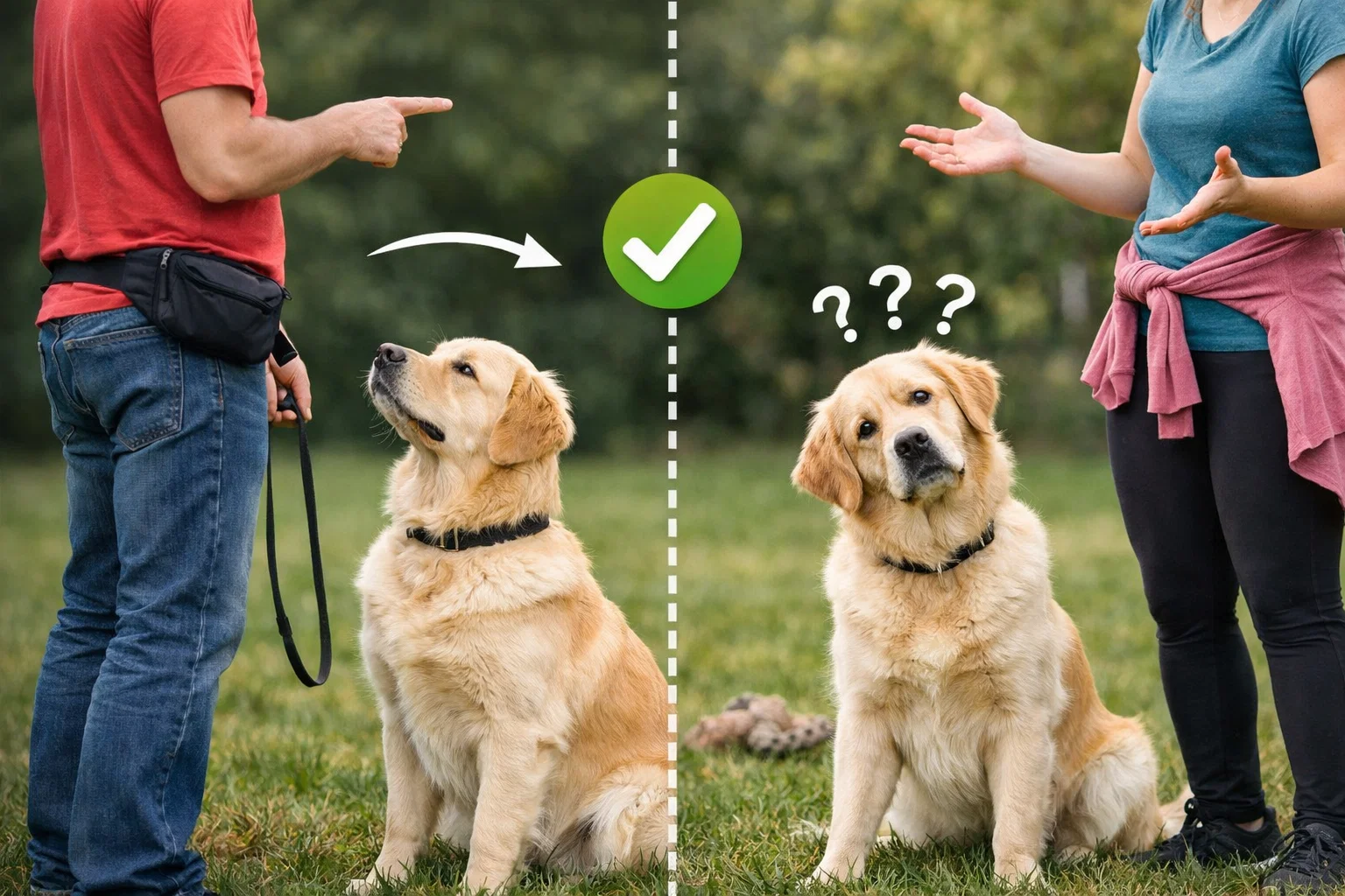 ثبات در آموزش سگ توسط مربی حرفه‌ای