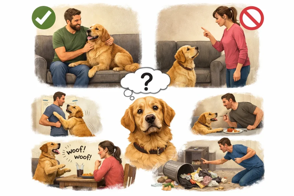 آموزش سگ با قوانین ثابت در خانه