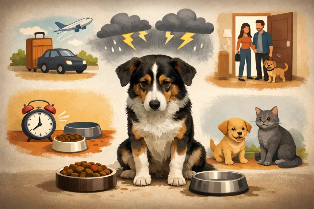 سگ غذاشو ول می‌کنه و غذا نمی‌خوره