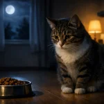 گربه شب‌ها غذا نمی‌خوره و بی‌اشتهاست