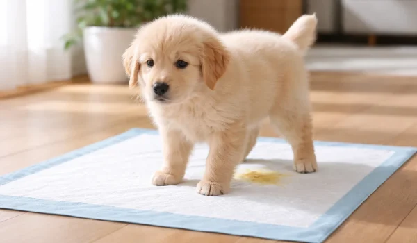 آموزش جای دستشویی توله سگ در خانه با مشخص بودن محل جیش و پی‌پی