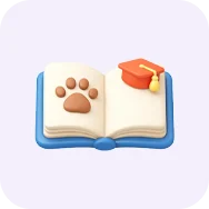 آیکن آموزش مجله پت‌یار؛ نشان‌دهنده مقالات آموزشی سگ و گربه