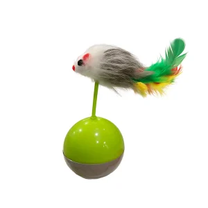 عکس اسباب بازی گربه توپ تعادلی طرح موش پردار – Nunbell – PetYar