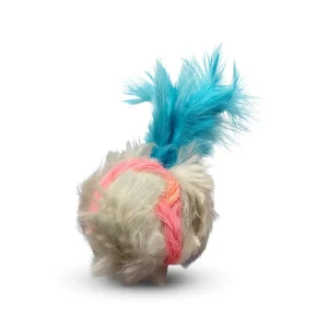 توپ پری گربه نابی با پر آبی و بدنه خزدار