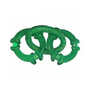 عکس اسباب‌بازی سگ برند Scarlet مدل سه‌حلقه دندانی رها