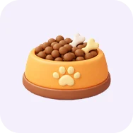 آیکن تغذیه مجله پت‌یار؛ راهنمای تغذیه اصولی سگ و گربه