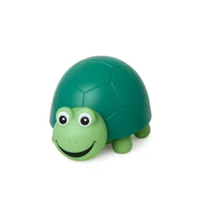 عکس اسباب‌بازی سگ و گربه مدل لاک‌پشت پلاستیکی – رنگ سبز