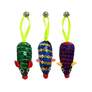 عکس اسباب‌بازی گربه موش پولکی زنگوله‌دار