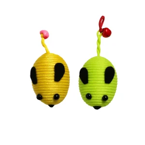 عکس اسباب‌بازی گربه مدل موش پیچشی زنگوله‌دار