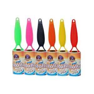 پرزگیر رولی حیوانات خانگی رولی مدل ساده با 72 لایه چسبی و قابلیت تعویض یدک، ابزاری اقتصادی و کاربردی برای حذف مو و پرز از سطوح مختلف است.