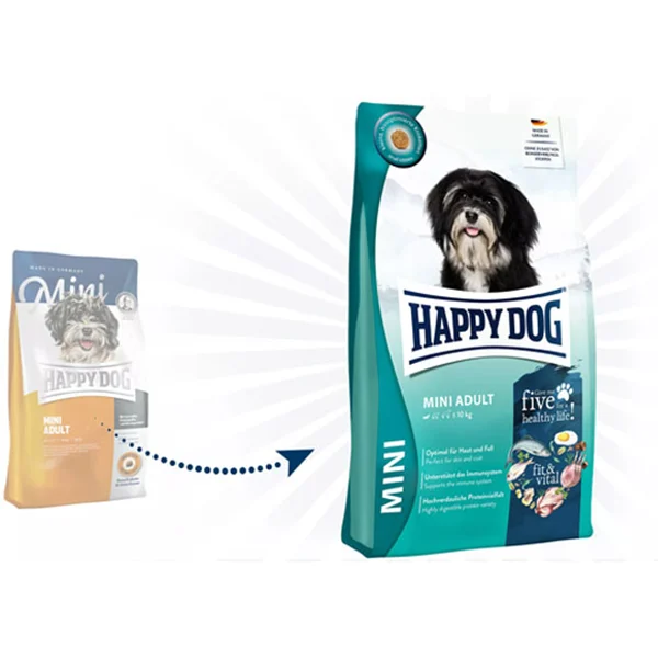 عکس دوم غذای خشک سگ هپی داگ Mini Adult – 1 کیلوگرم