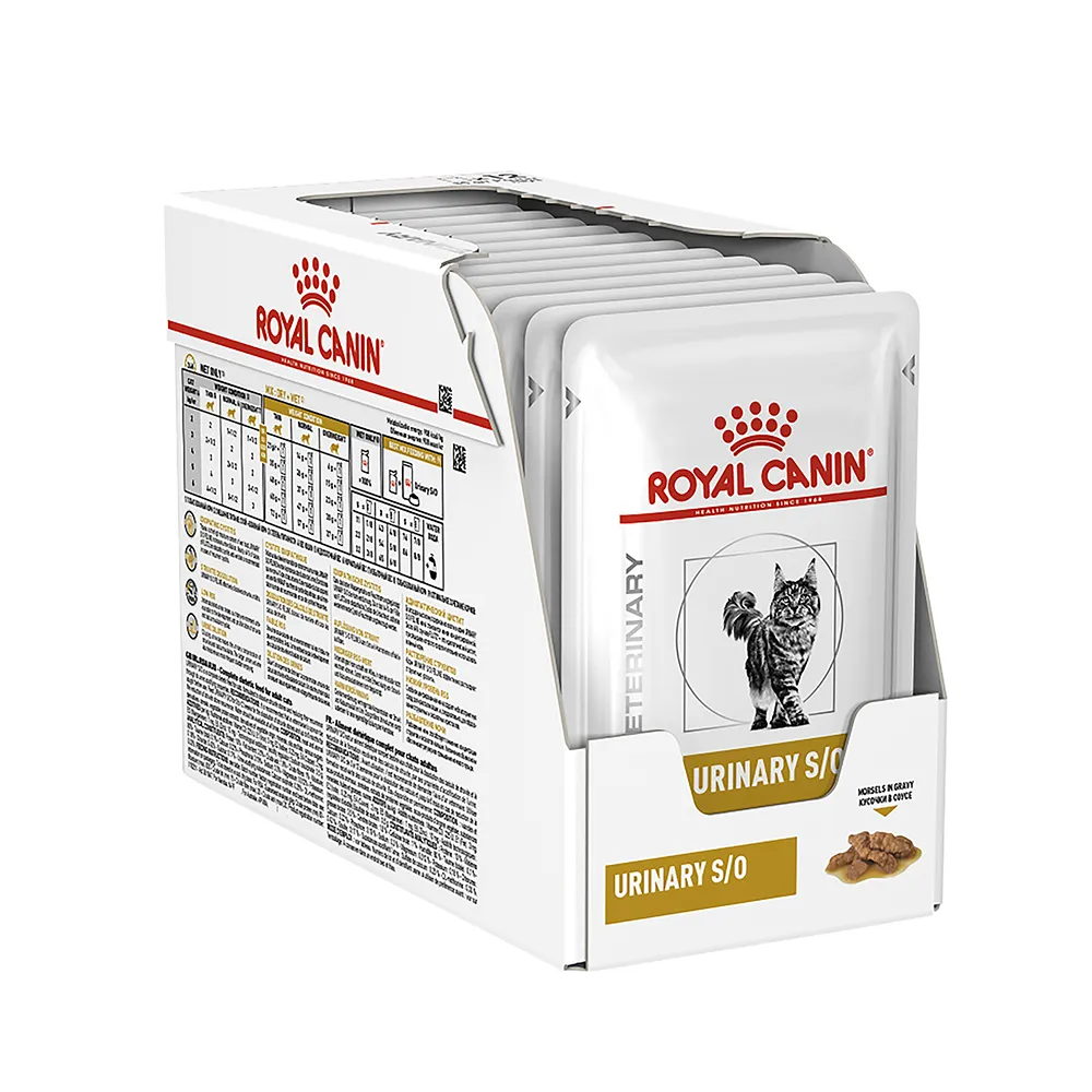 عکس دوم پوچ درمانی گربه Royal Canin مدل Urinary S/O Gravy – 85 گرم